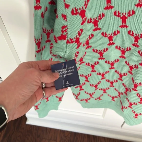 ULTRA RARE Kiel James Patrick lobster toasty coasty sweater - Picture 2 of 5